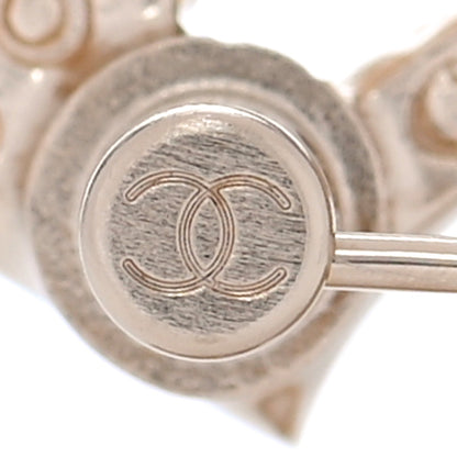 Chanel Crystal CC Brooch Light Gold 4 of 7