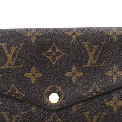Louis Vuitton Monogram Sarah Wallet NM Brown 3 of 7