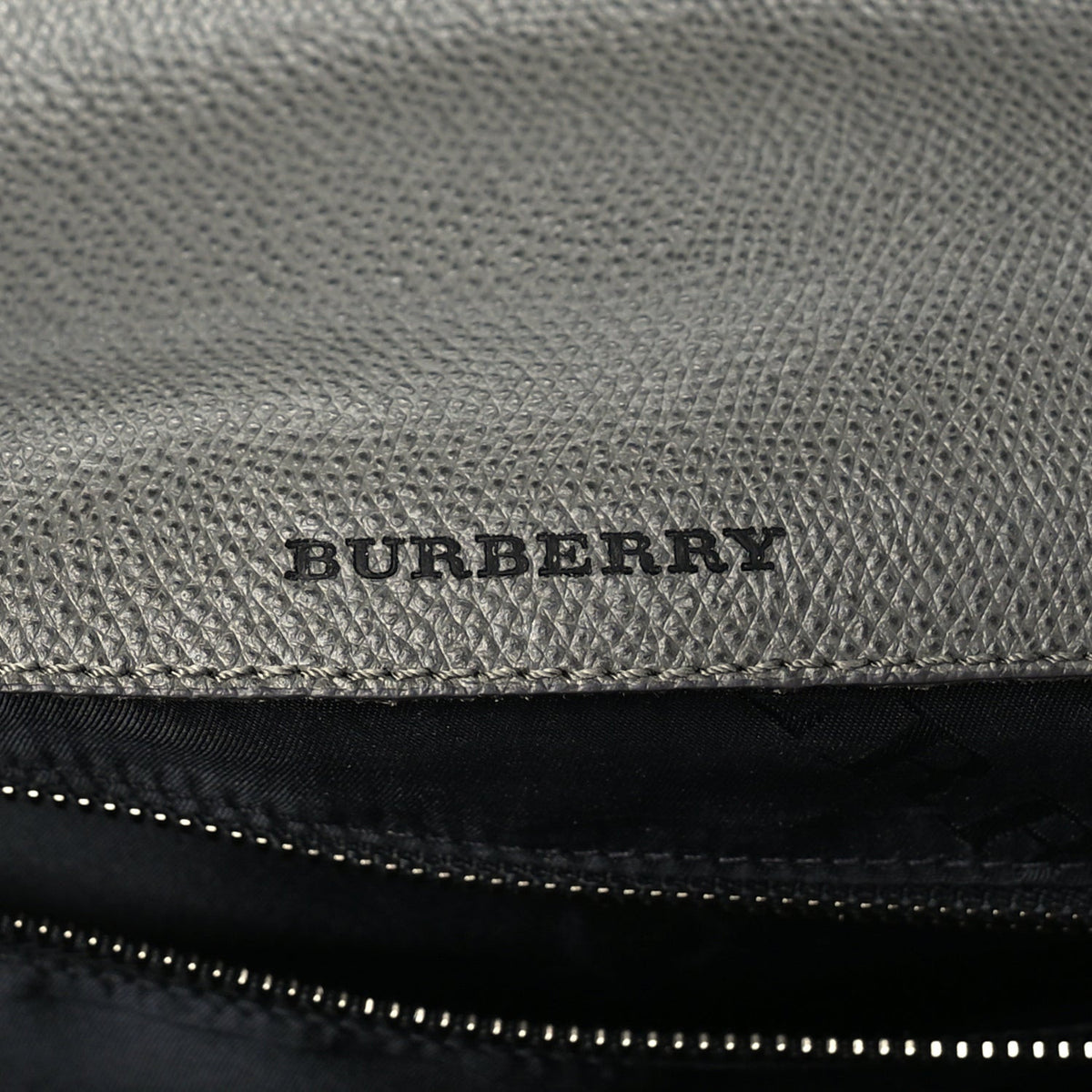 Burberry London Calfskin Blackford Briefcase Grey 5 of 8