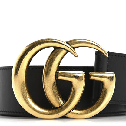 Gucci Calfskin Double G 40mm Belt 85 34 Black 6 of 7