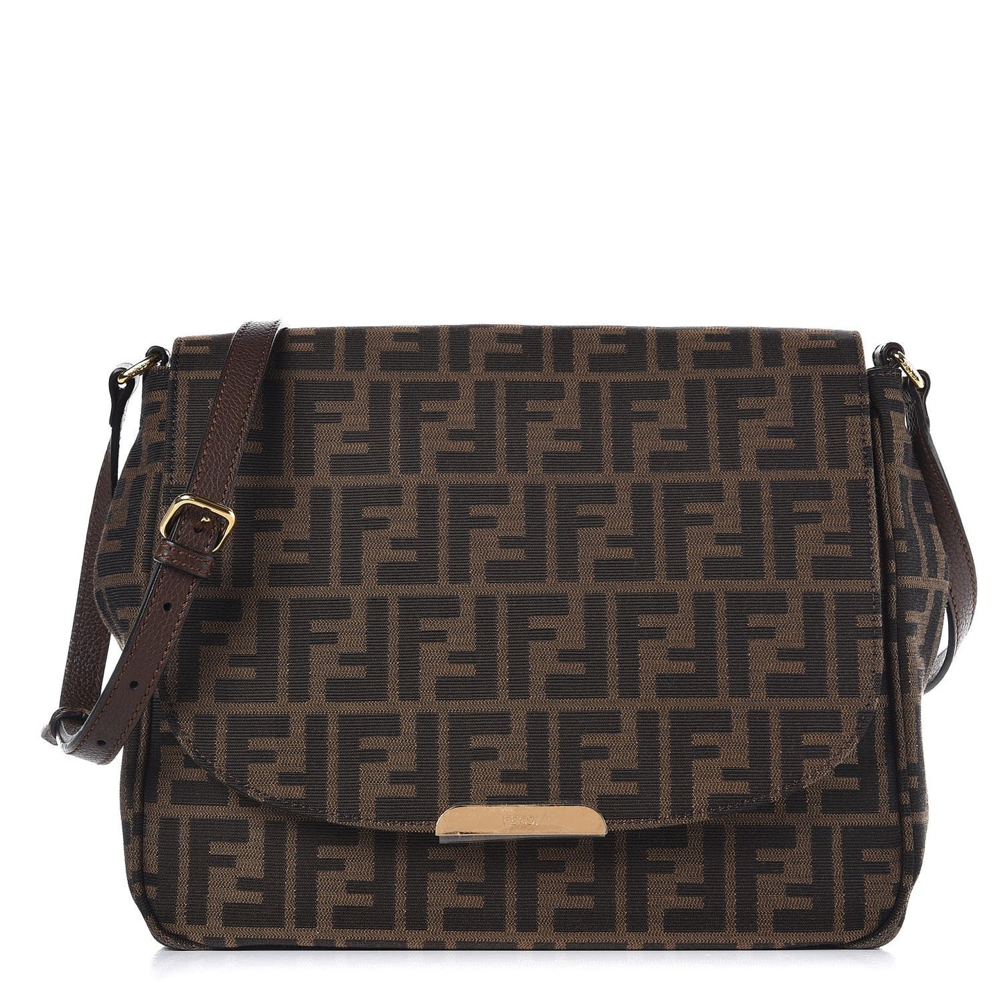 Zucca Vitello Artic Messenger Bag Tobacco Castagna