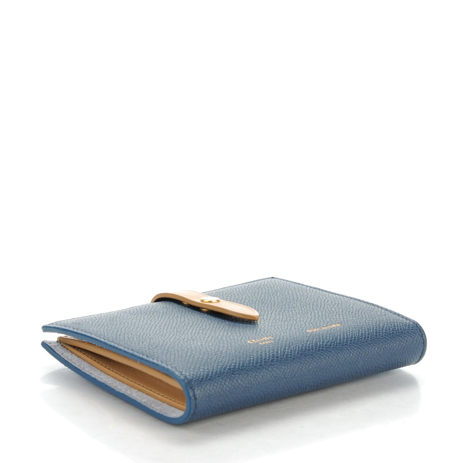 Celine Calfskin Medium Multifunction Strap Wallet Deep Sea 4 of 8