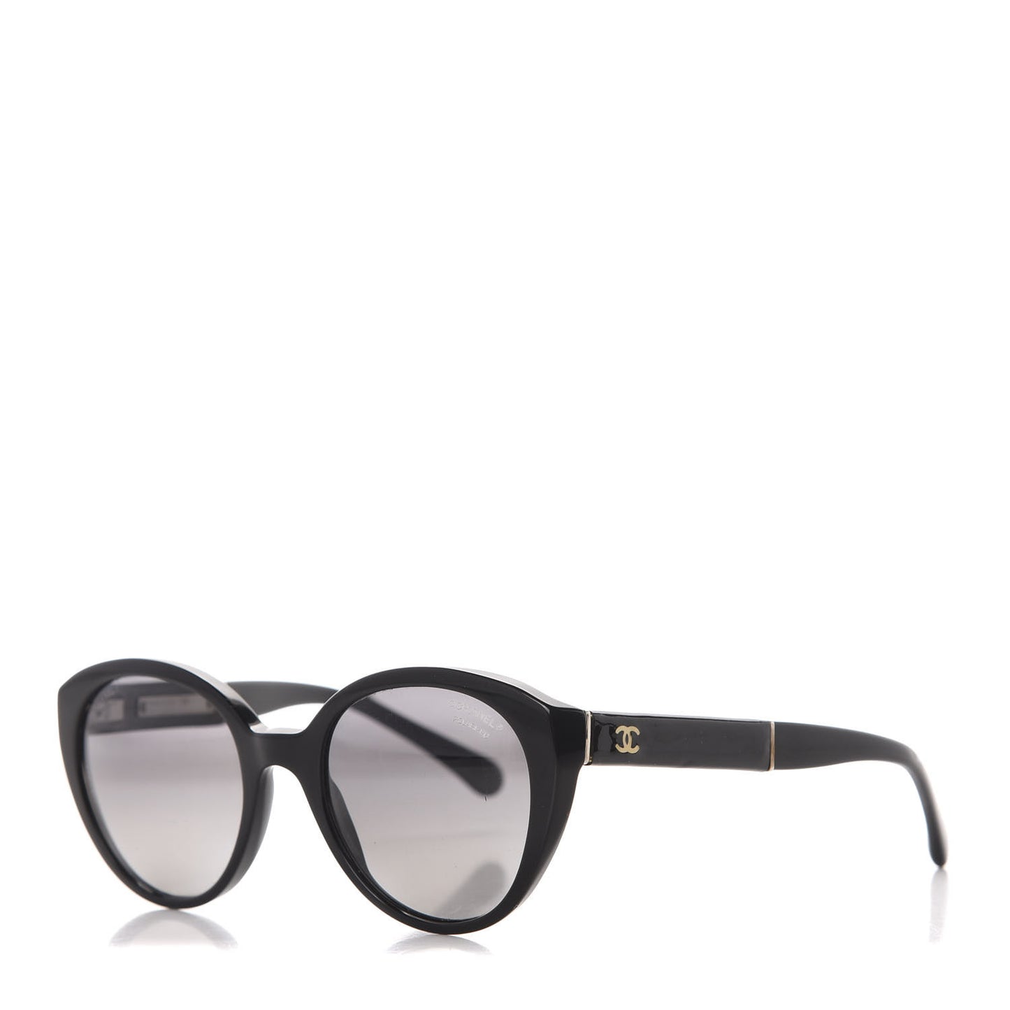 Polarized Round CC Sunglasses Black