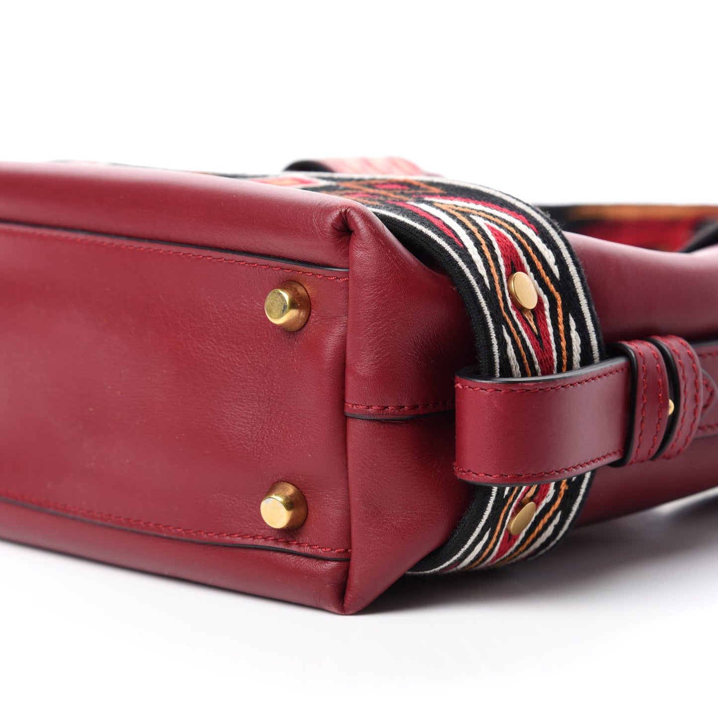 Smooth Calfskin DiorOdeo Small Hobo Red