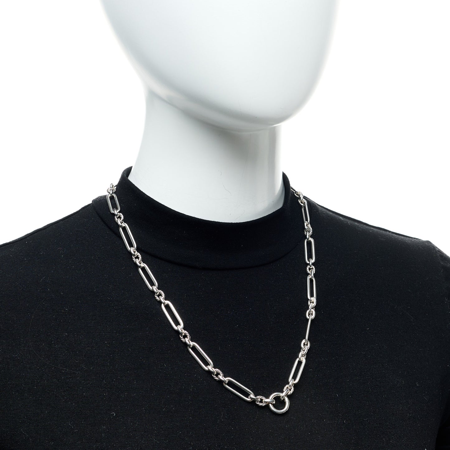 Sterling Silver 7mm Lexington Chain Necklace 21"