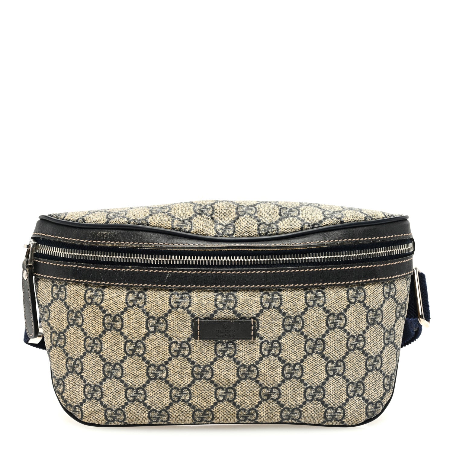 Gucci GG Plus Monogram Belt Bag Navy 1 of 10