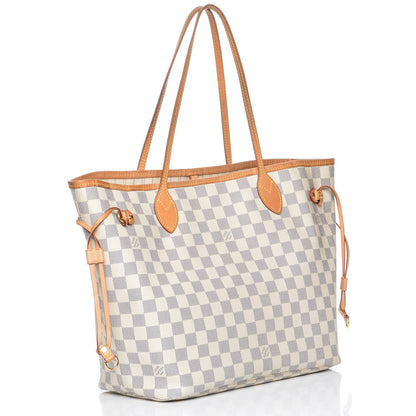 Louis Vuitton Damier Azur Neverfull MM 3 of 9