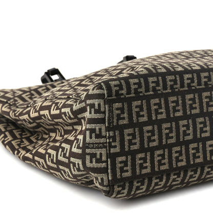 Fendi Zucchino Vitello Shoulder Tote  Testa di Moro 7 of 8