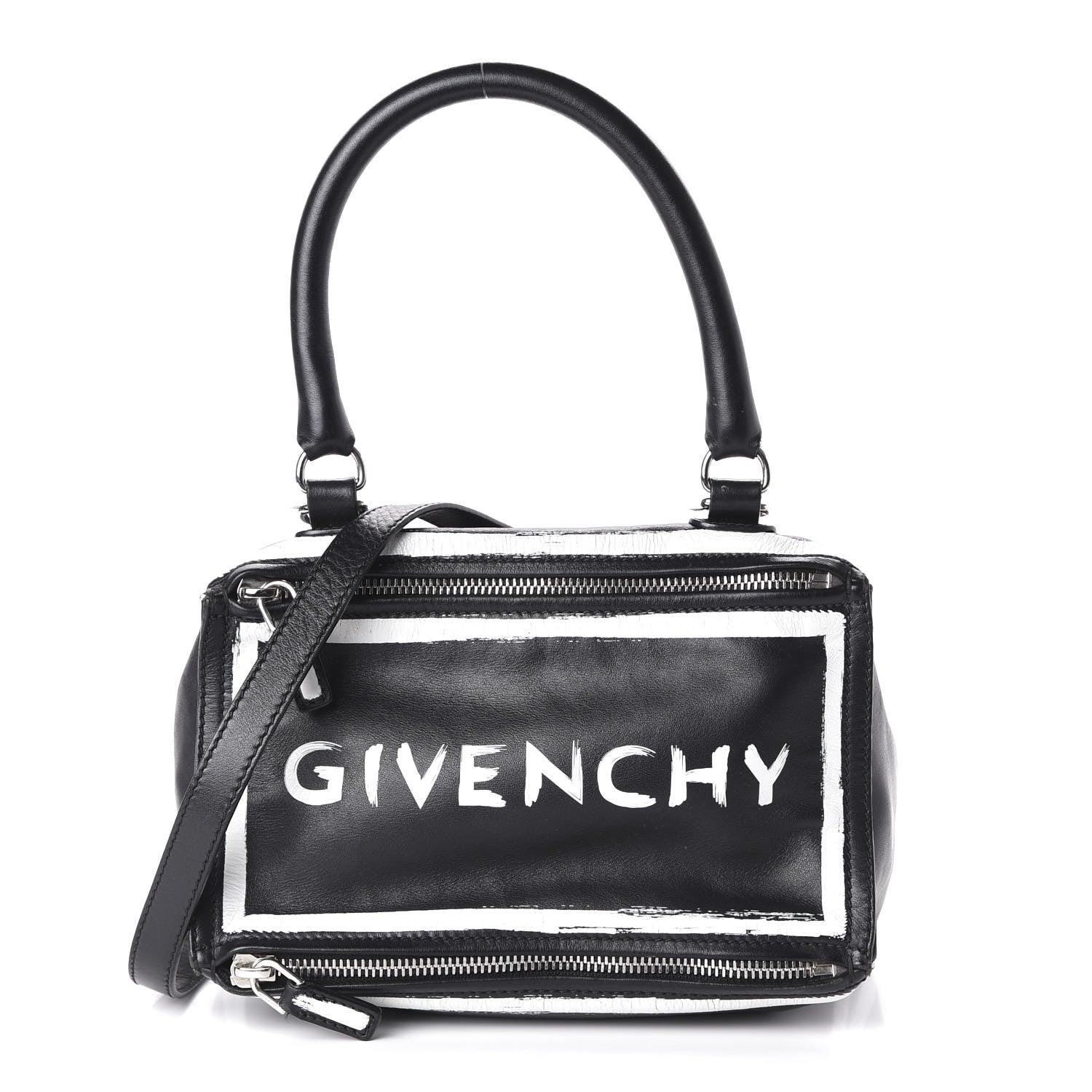 Givenchy Calfskin Small Logo Pandora Black 1 of 10
