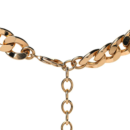 Christian Dior Metal CD Choker Necklace Gold 3 of 4