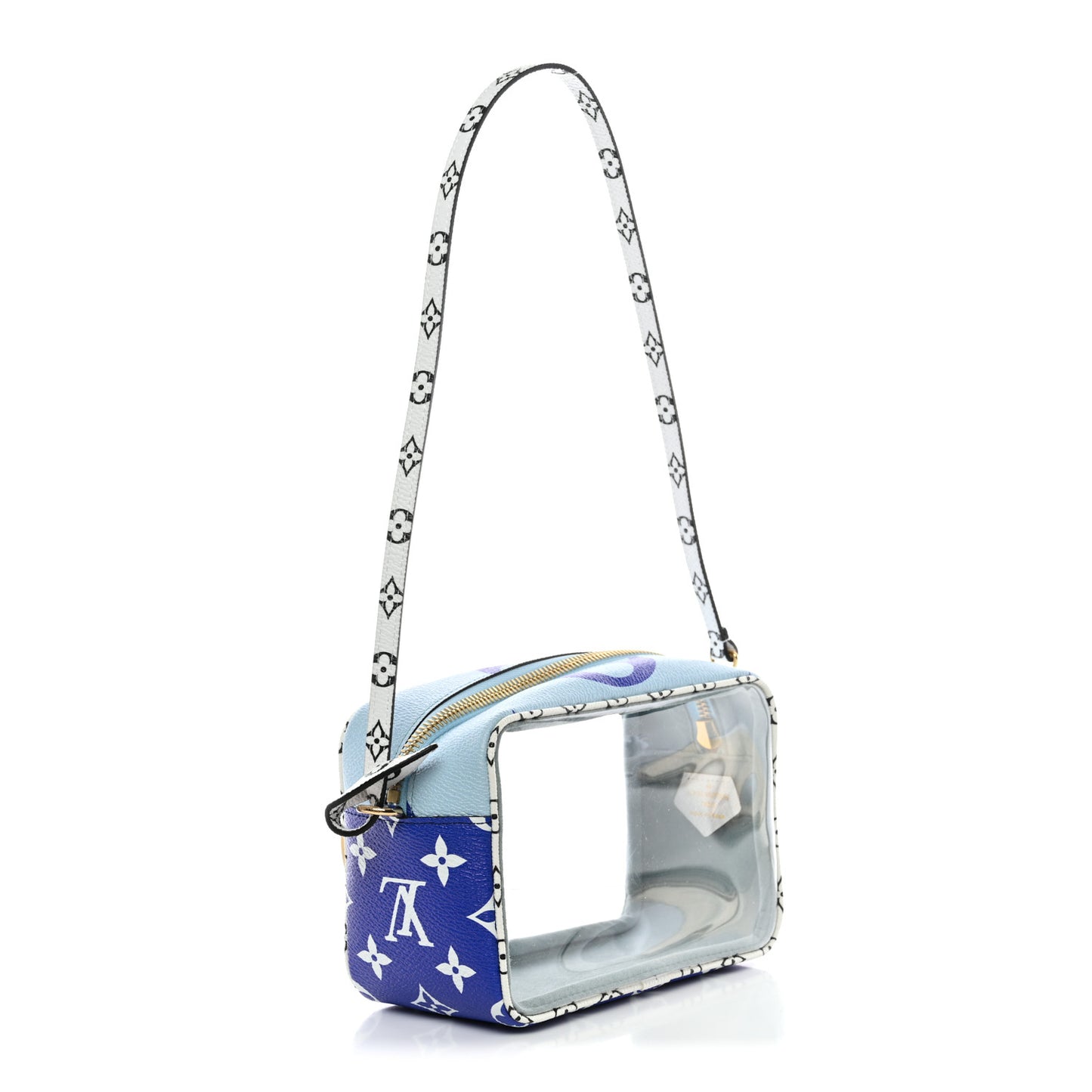 Monogram Giant Hawaii Beach Pouch Blue