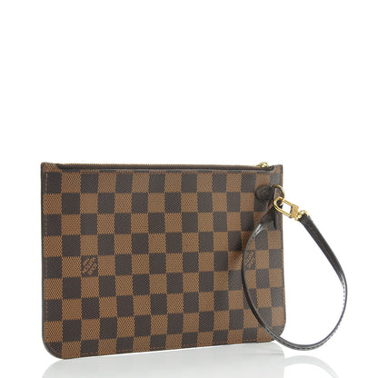 Louis Vuitton Damier Ebene Neverfull MM GM Pochette 3 of 8