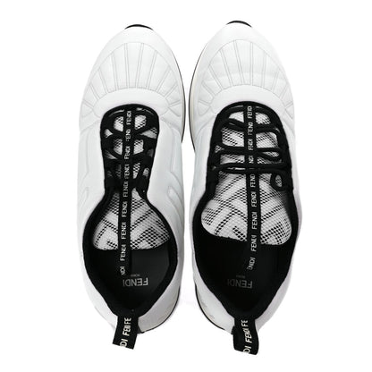 Fendi Nylon FFreedom Sneakers 41 White 3 of 9