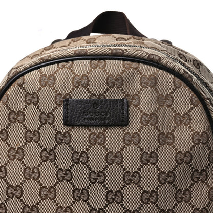 Gucci Monogram Travel Backpack Beige 6 of 8