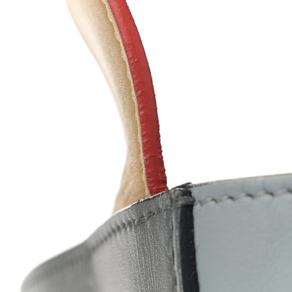 Celine Shiny Smooth Calfskin Small Twisted Cabas Kohl Cloud 13 of 15