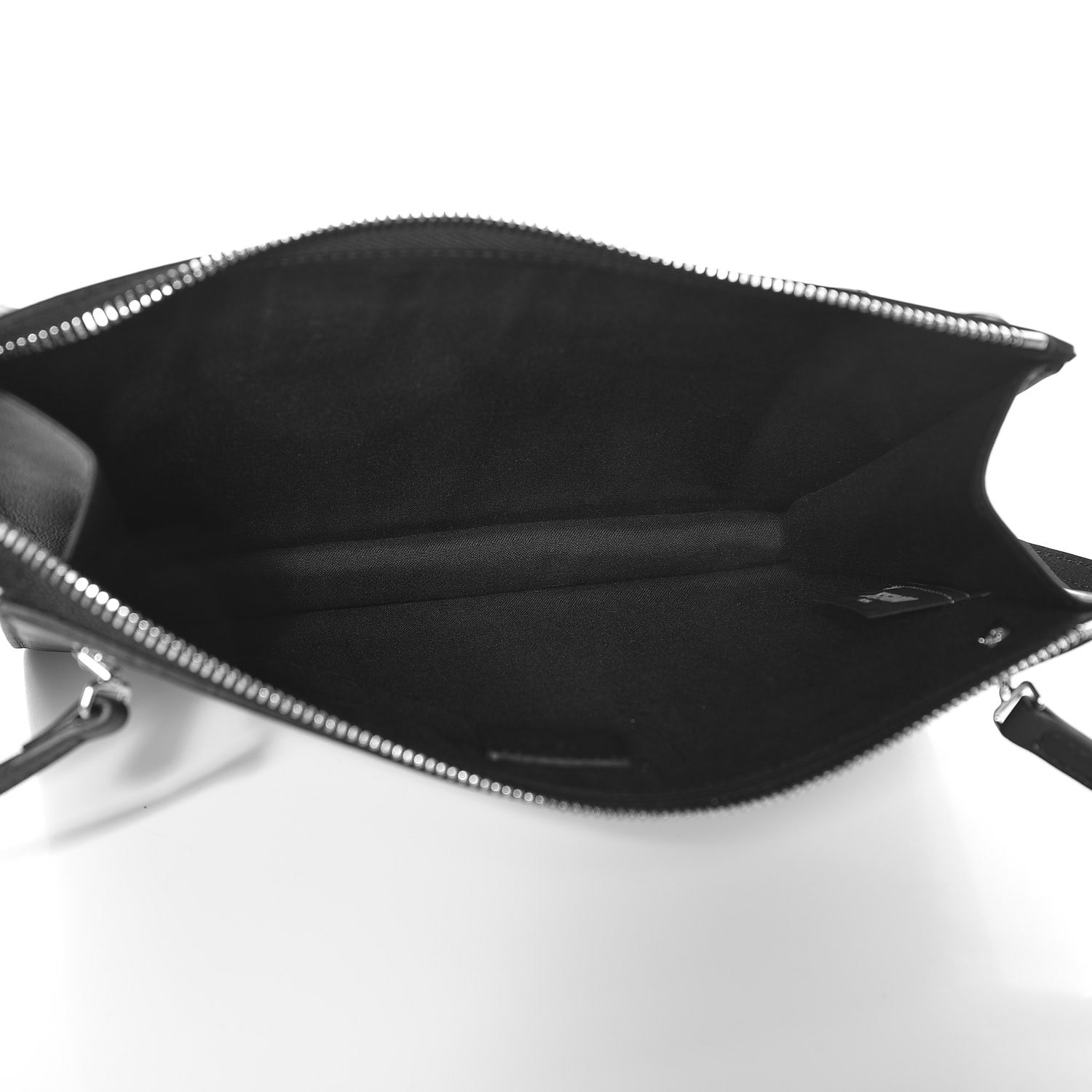 Fendi Vitello Dolce Studded Mini 2Jours Pouch Black Multicolor 5 of 8