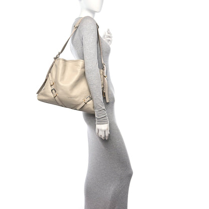 Givenchy Tumbled Calfskin Medium Voyou Bag Natural Beige 2 of 7
