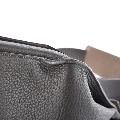 Hermes Taurillon Clemence Bicolor Jypsiere 34 Ardoise Gris Tourterelle 11 of 12
