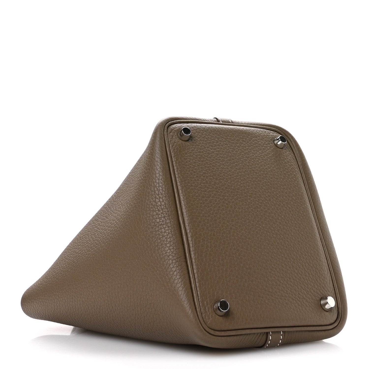 Hermes Taurillon Clemence Picotin Lock 18 PM Etoupe 4 of 13