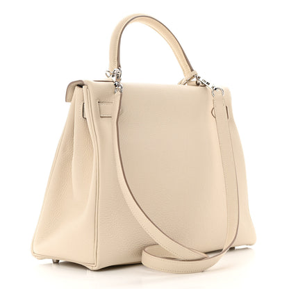 Hermes Togo Kelly Retourne 32 Craie 3 of 12