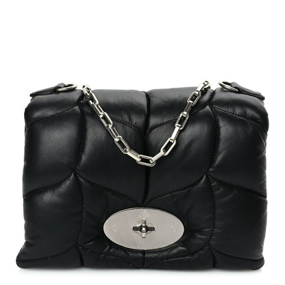 Mulberry Nappa Pillow Quilted Little Softie Bag Black 1 of 6