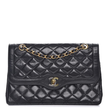 Chanel Lambskin Medium Double Flap Black 1 of 12