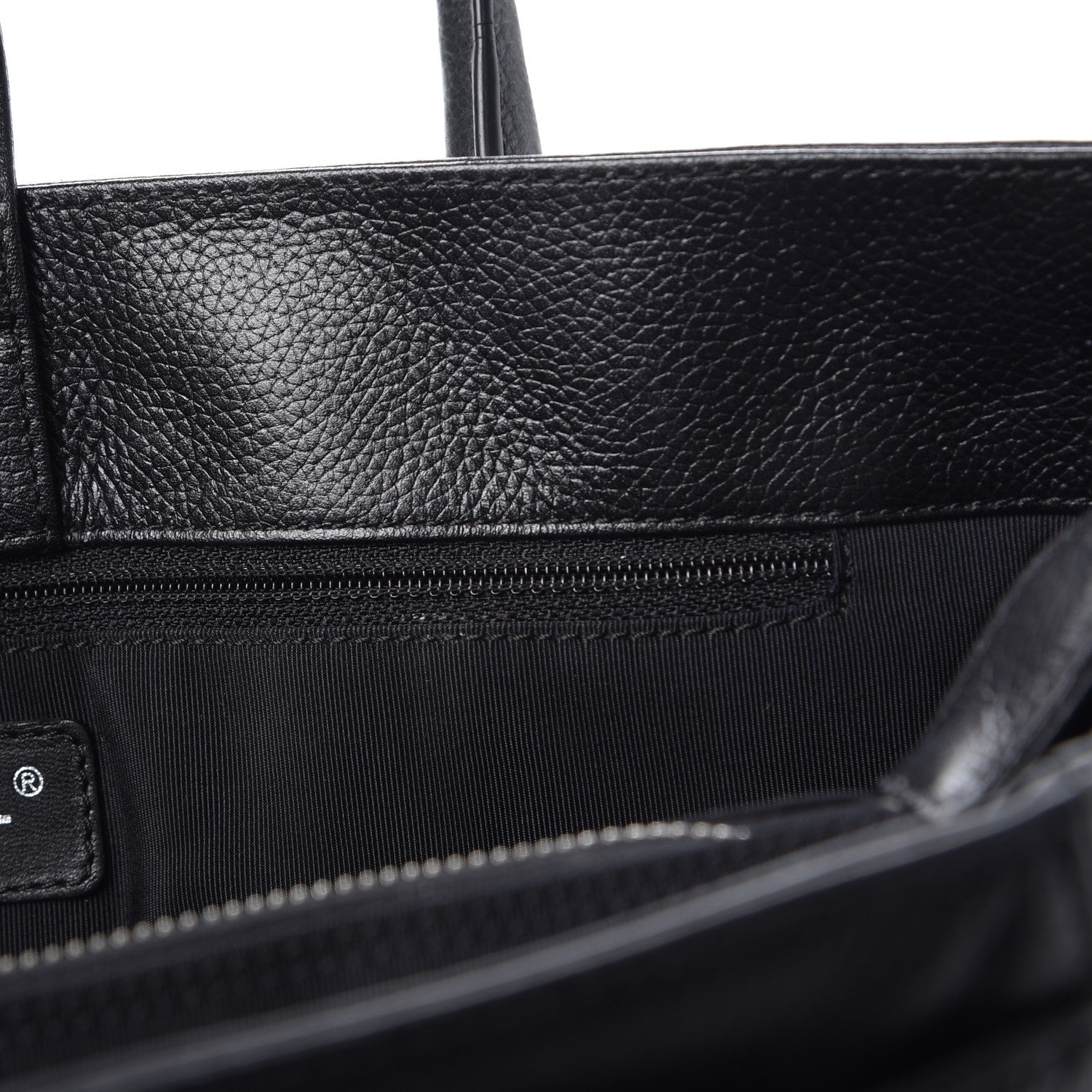 Chanel Calfskin Cerf Executive Shopper Tote Black 9 of 14