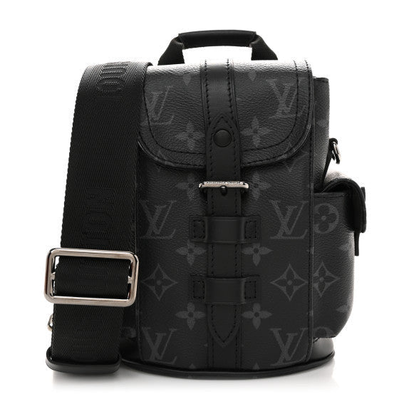 Louis Vuitton Monogram Eclipse Nano Christopher Backpack Black 1 of 1