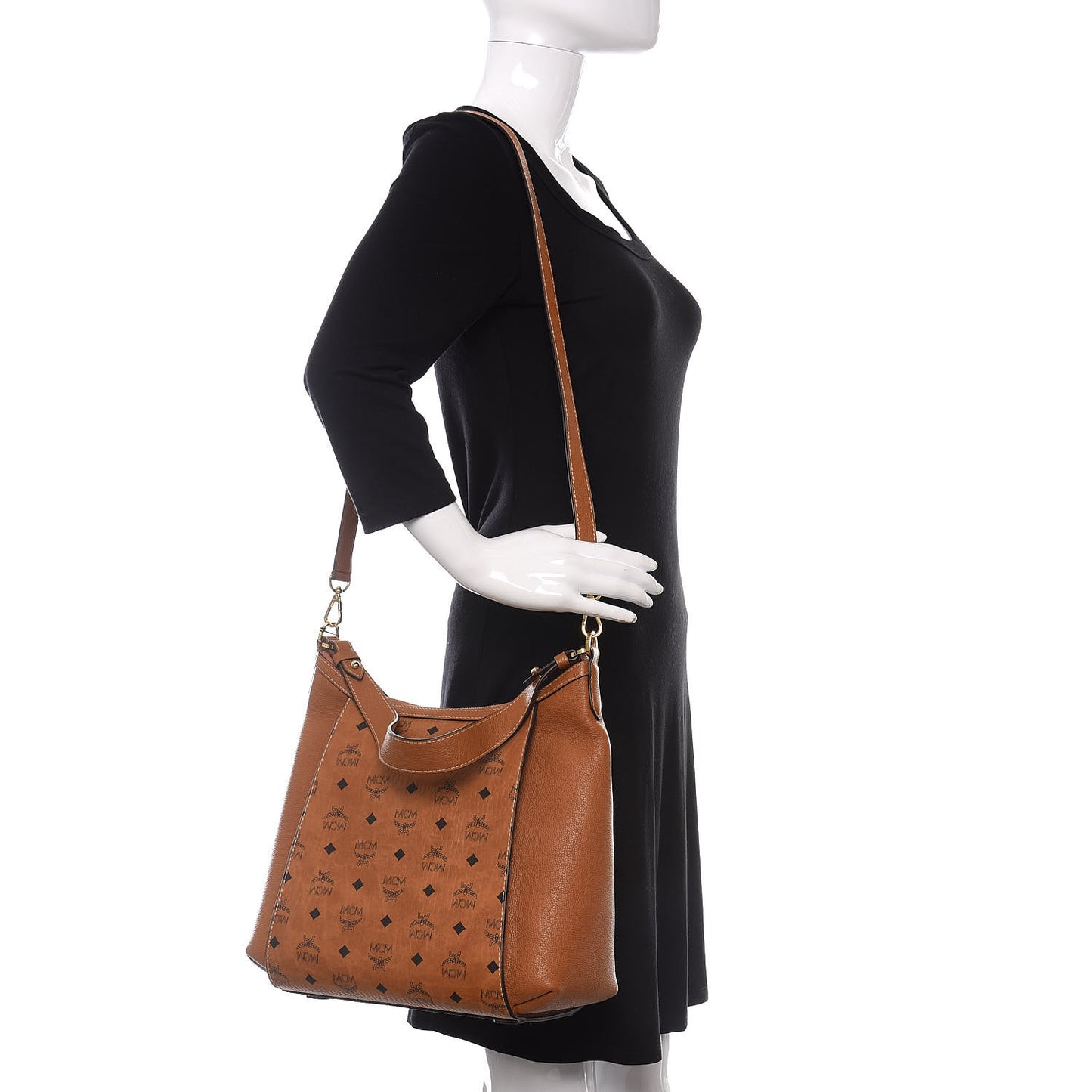 Visetos Medium Luisa Hobo Cognac