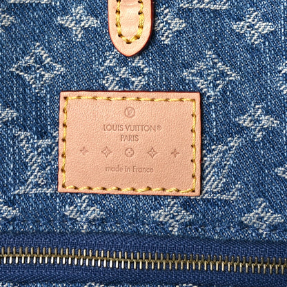 Louis Vuitton Monogram Denim Onthego MM Blue 5 of 8