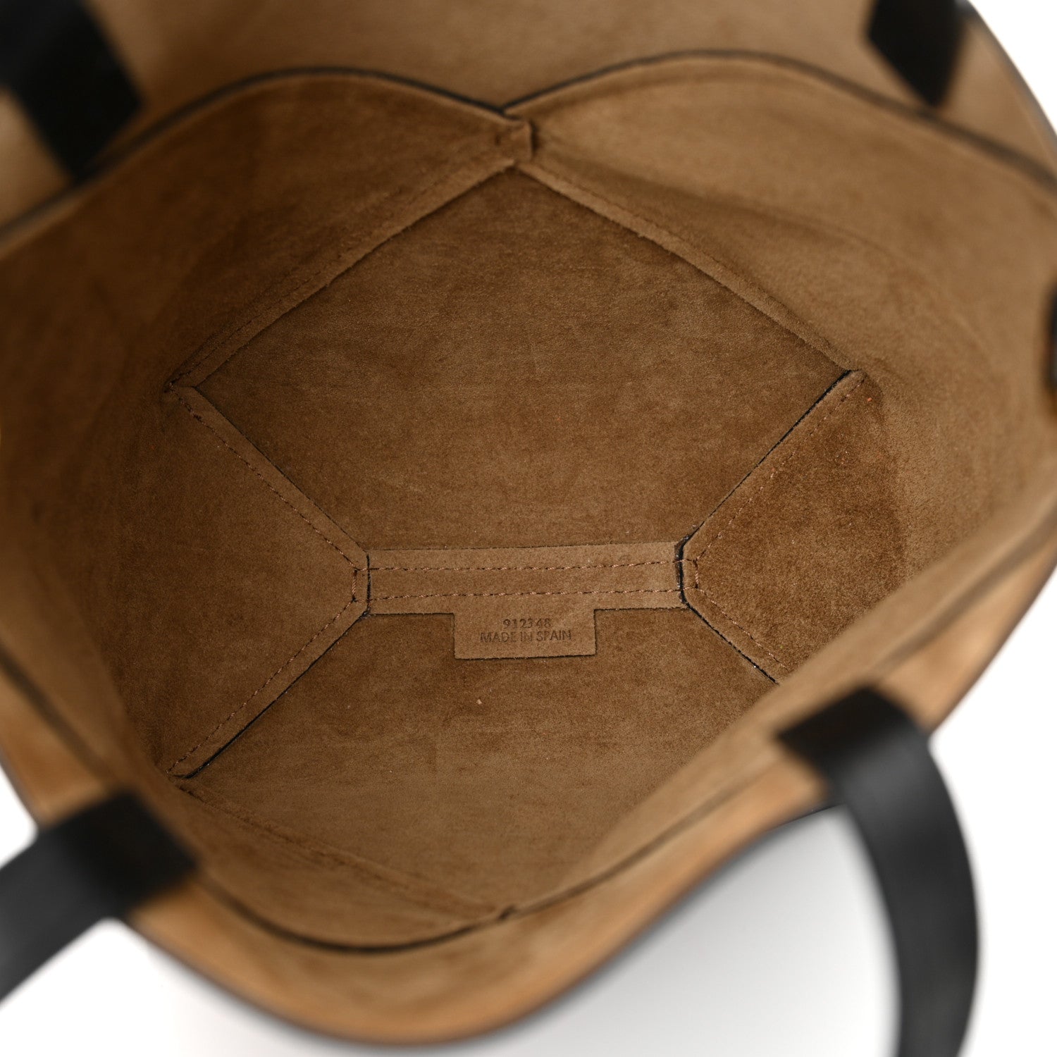 Loewe Shiny Calfskin Mini Puzzle Fold Tote Black 5 of 10