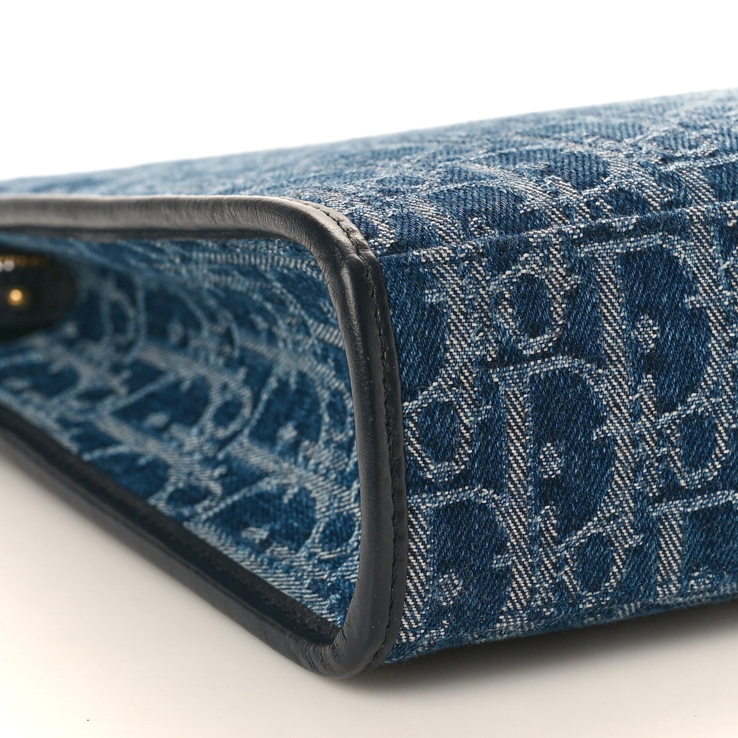 Christian Dior Denim Oblique 30 Montaigne Dea Pouch Blue 8 of 9