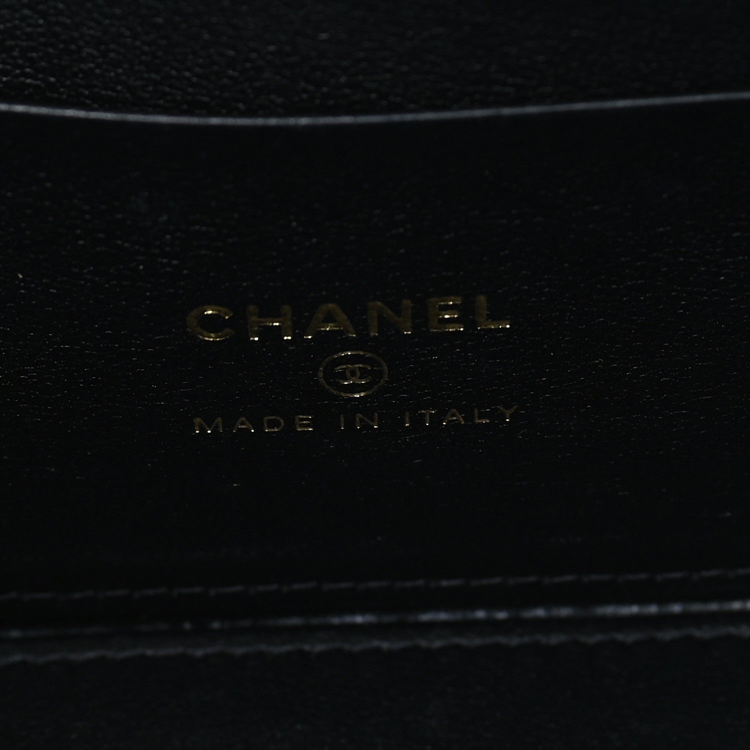 Chanel Lambskin Crystal Quilted Trendy Small Top Handle Vanity Case With Chain Black 5 of 9