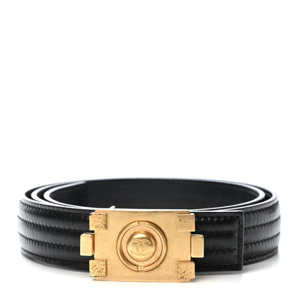 Chanel Calfskin CC Boy Belt 90 36 Black 1 of 4