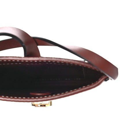 Burberry Canvas Callfskin Anne Phone Case With Strap White Tan 5 of 8