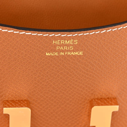 Hermes Epsom Constance Slim Wallet Gold 7 of 9