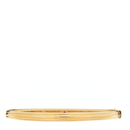 David Yurman 18K Yellow Gold Diamond Ruby Modern Renaissance Full Pave Bracelet 2 of 4