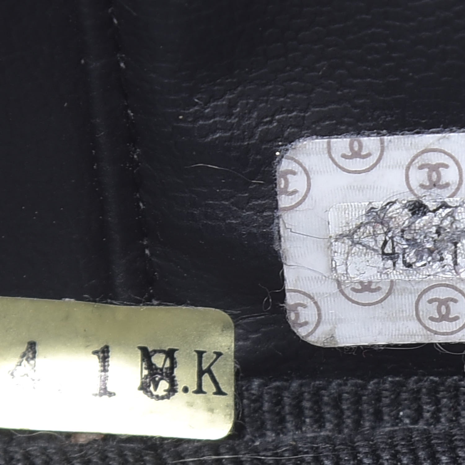 Chanel Caviar CC Vanity Cosmetic Case Black 6 of 9