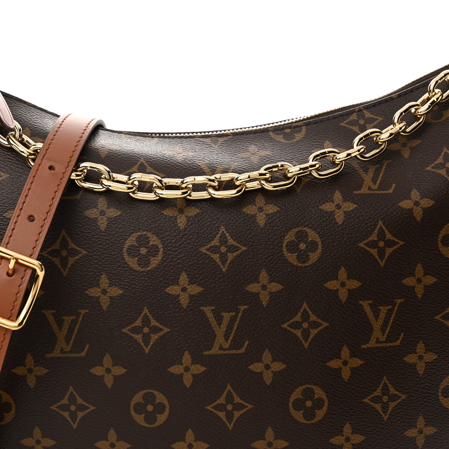 Reverse Monogram Loop Hobo