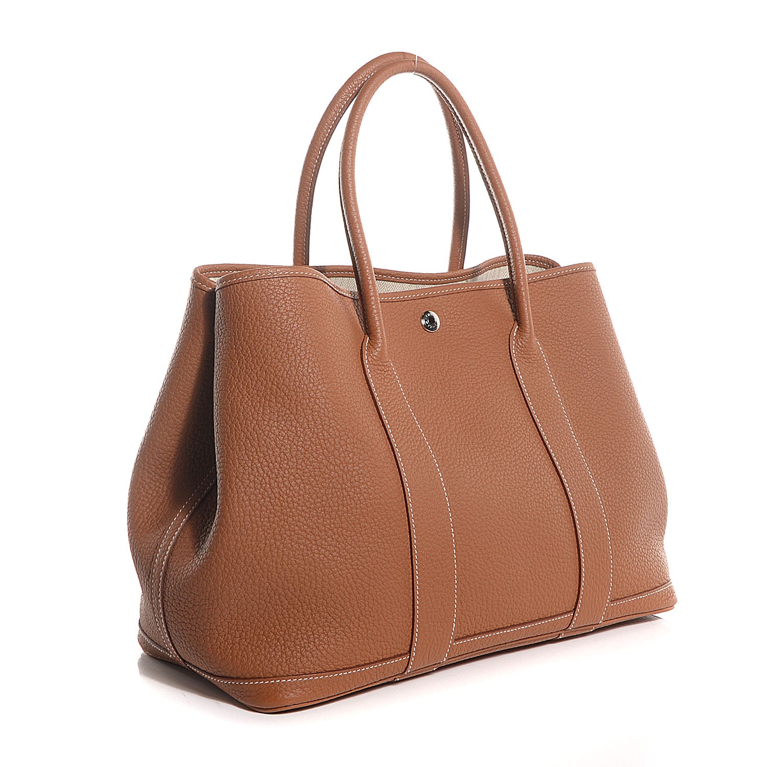 Hermes Vache Fjord Garden Party Tote 36 MM Gold 5 of 12