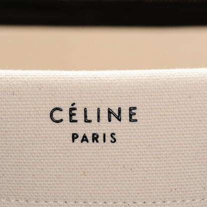 Celine Cotton Canvas Medium Phantom Luggage White 7 of 7