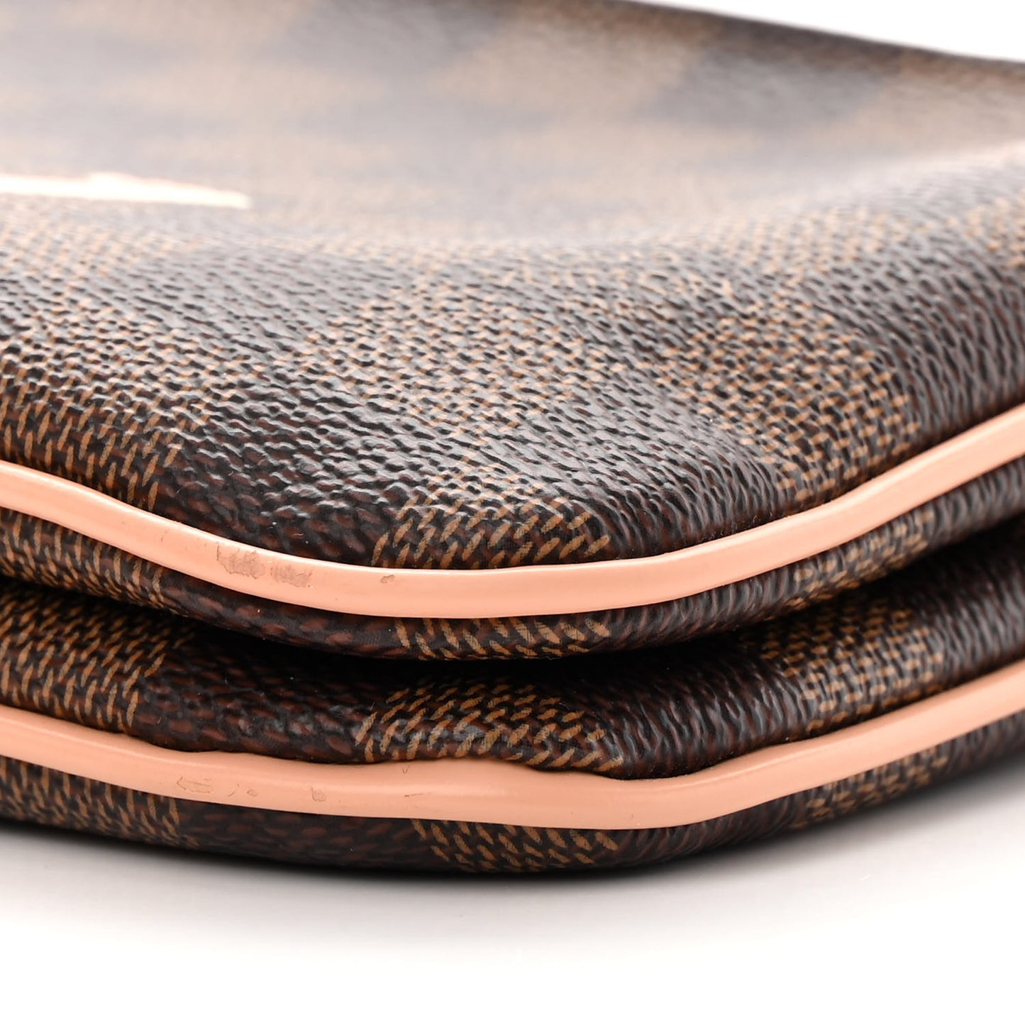 Damier Ebene Double Zip Pochette