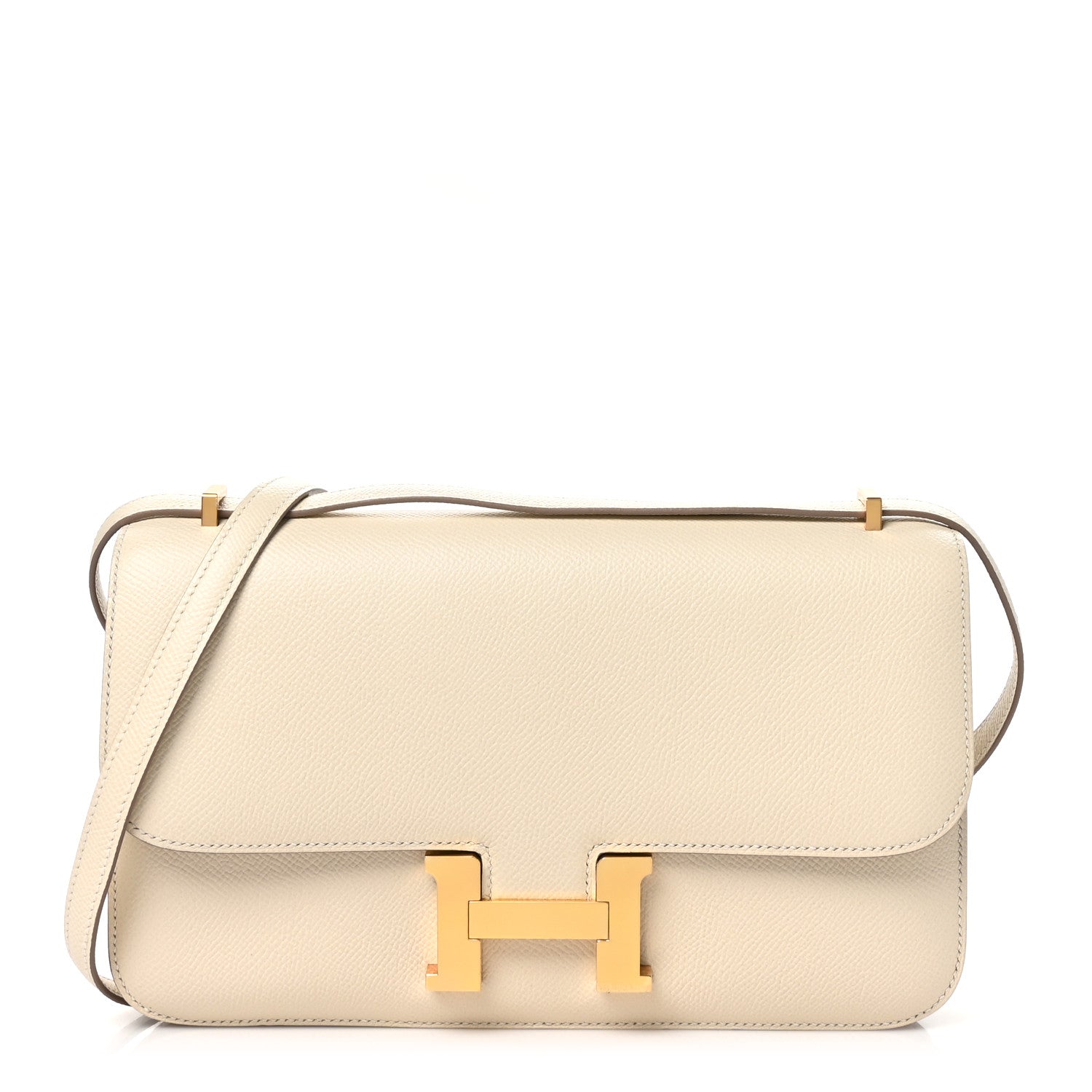 Hermes Epsom Horseshoe Constance Elan 25 Craie 1 of 11