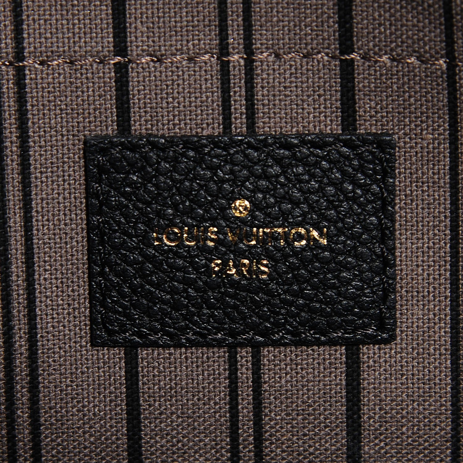 Louis Vuitton Empreinte Montaigne MM Black 6 of 8