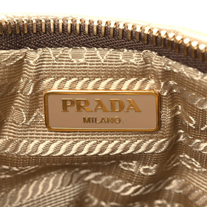 Prada Vitello Shine Mordore Wristlet Clutch Giunco 6 of 8