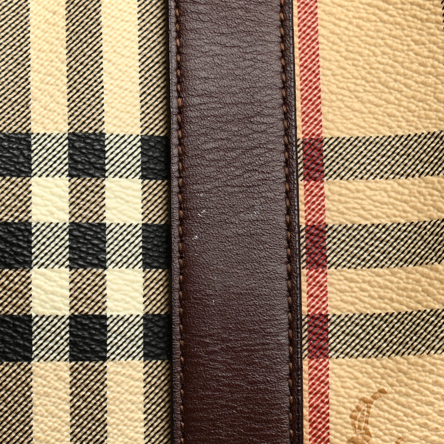 Haymarket Check Duffle Bag Brown