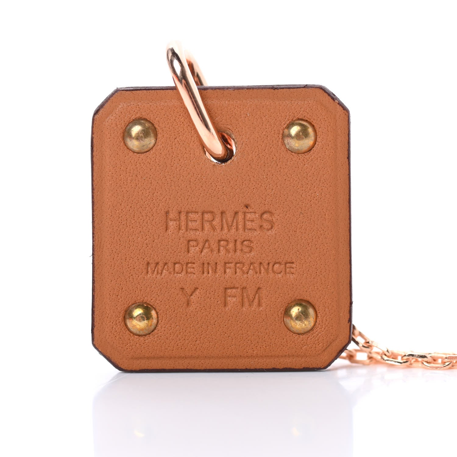 Hermes Swift As De Coeur Necklace Gold 4 of 5