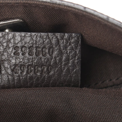 Gucci Nylon Monogram Large Abbey Tote Dark Brown 6 of 13