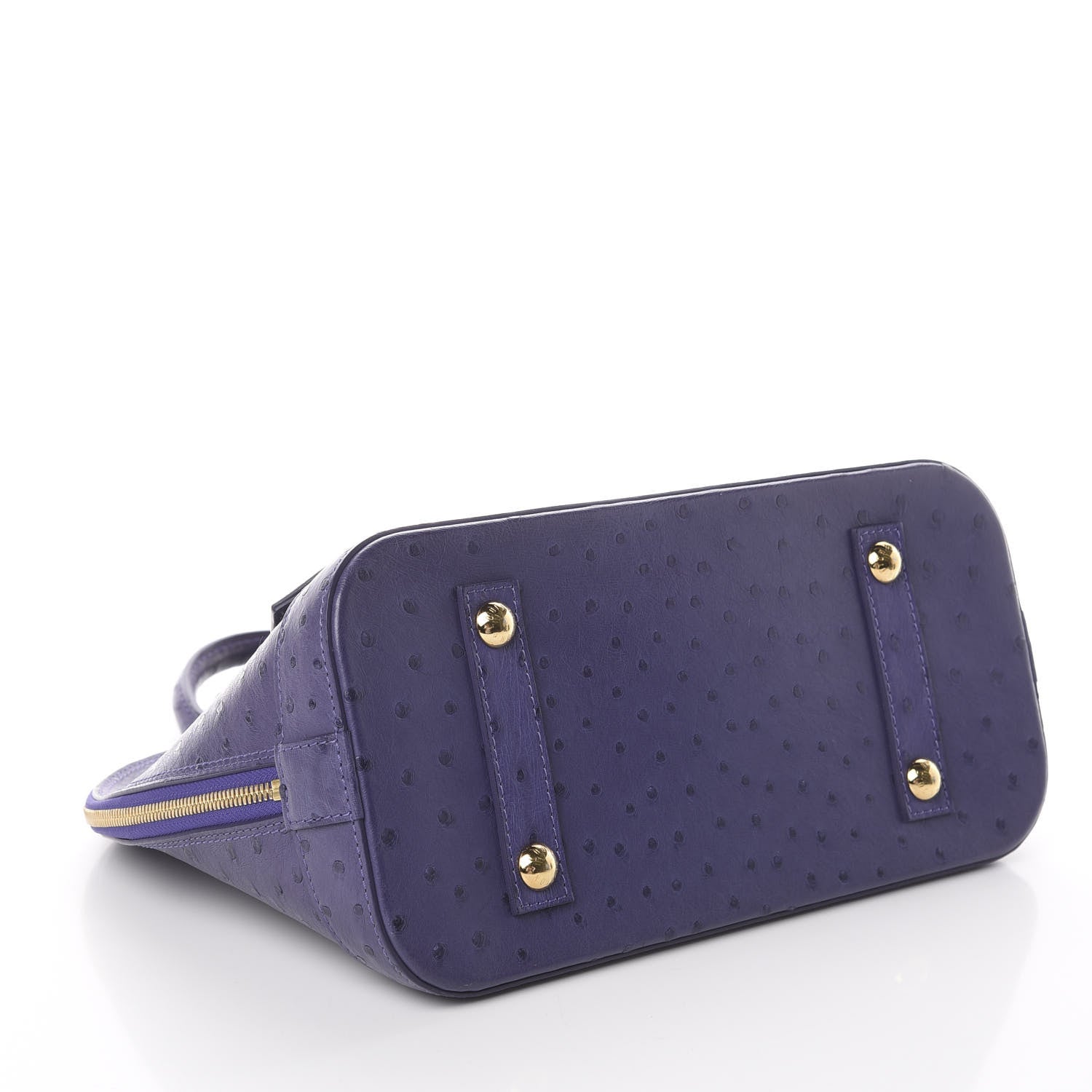 Louis Vuitton Ostrich Alma PM Figue 3 of 8