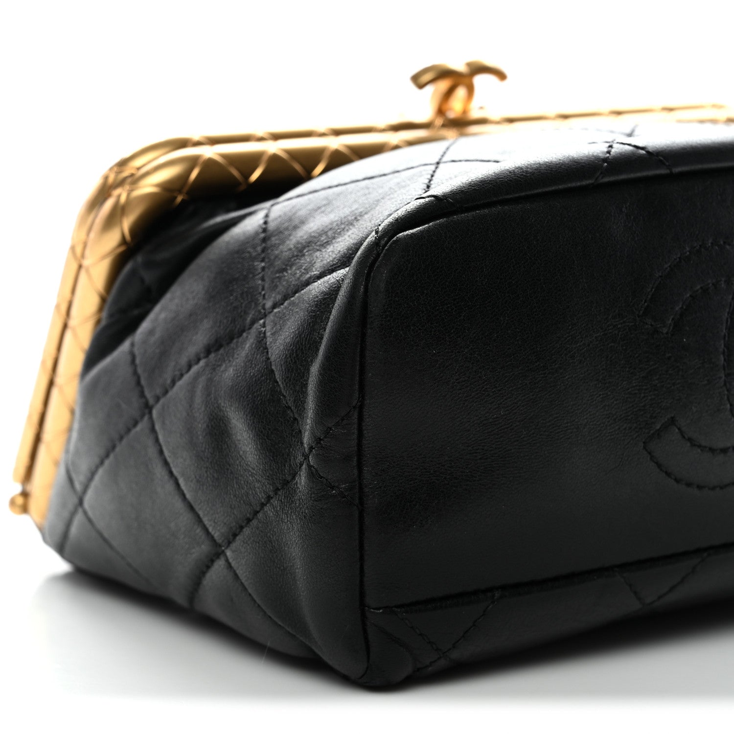 Chanel Lambskin Quilted My Crush Bag Black 8 of 9